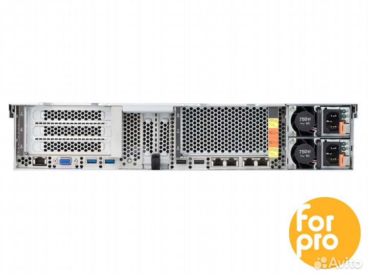 Сервер IBM X3650 M5 8SFF 2xE5-2680v3 176GB, M5210