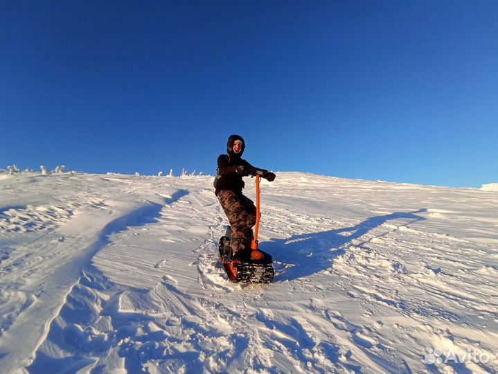 Мотосноуборд 43 км/ч