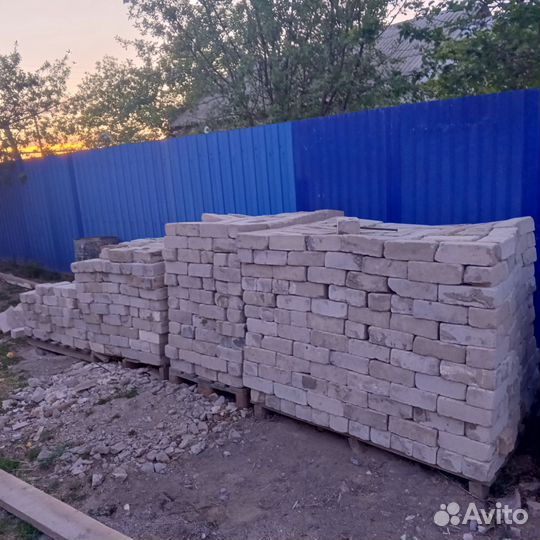 Кирпич силикатный бу