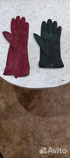 Перчатки женские кожаные 7.5