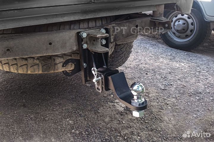 Фаркоп (тсу) квадрат, для UAZ (УАЗ) 2206,3909,3962