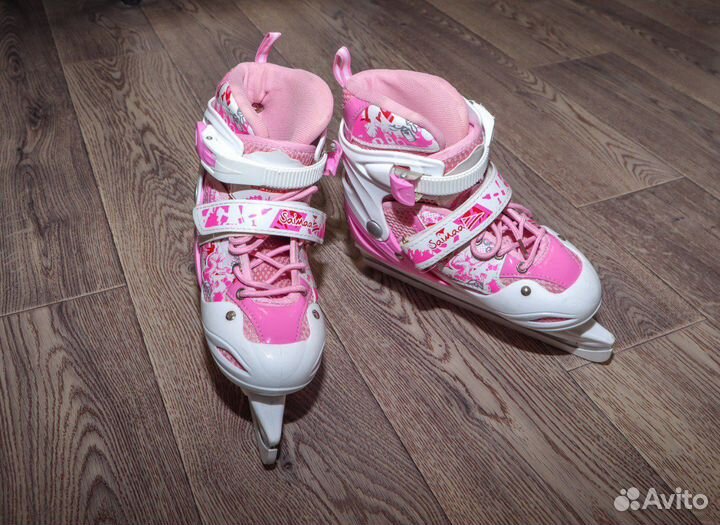 Коньки детские раздвижные 35 38