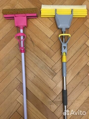 Швабры с отжимом и сменной насадкой