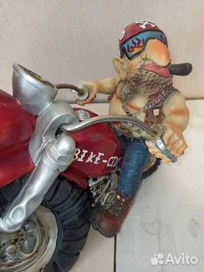 Копилка подарочная Байкер (полимер)