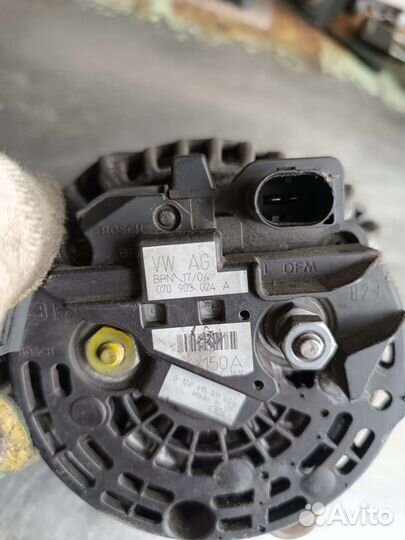 Генератор фольксваген Т5 2.5 TDi 150 amp