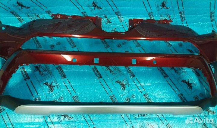 Бампер передний рав 4 40 бордовый +юбка +спойлер