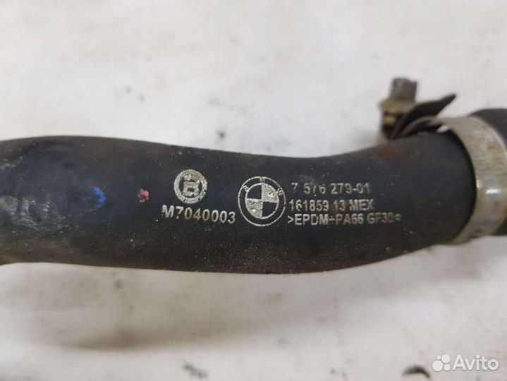 Патрубок радиатора1712 7576379bmwx6 E71/E720