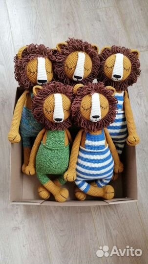 Вязаные игрушки, ручная работа
