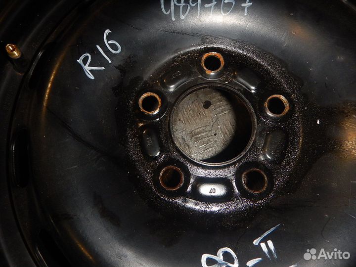 Диск колесный стальной R15 5*108 j6,0 ET52,5 DIA63