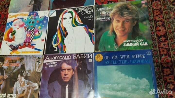 Виниловые пластинки СССР