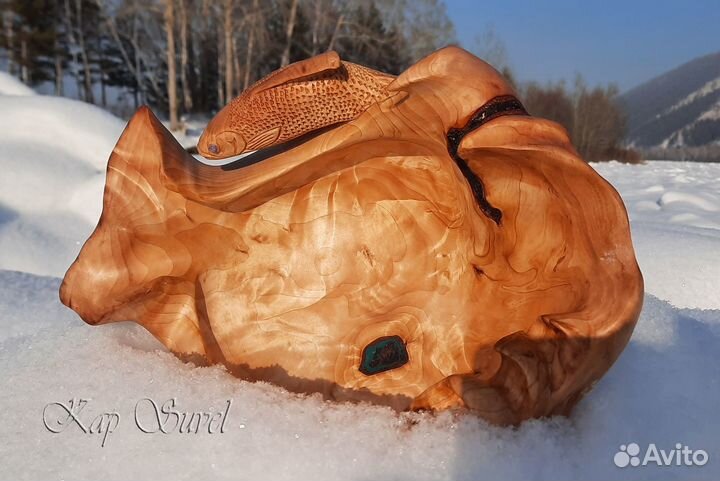 Ваза Абарга загахан – Царь рыба