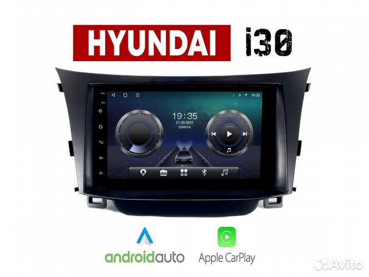 Topway ts18 Hyundai i30 рест LTE CarPlay 3/32гб