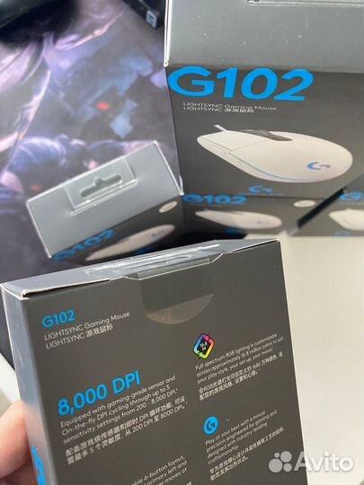 Новая игровая мышь Logitech G102 (оригинал)