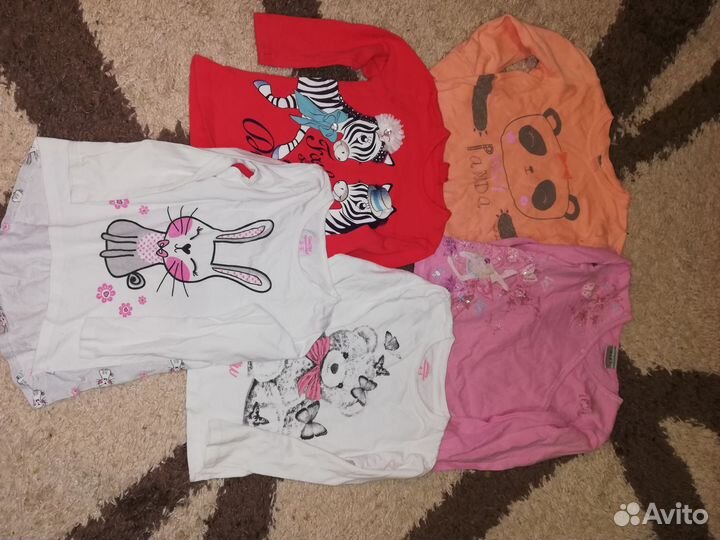 Детские вещи пакетом для девочек на 104 рост
