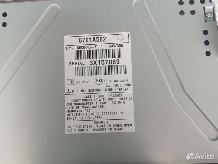 Магнитола на Митсубиши асх
