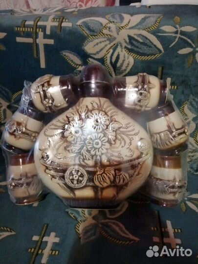 Набор(графин и кружки)