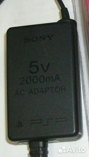 Зарядные устройства для PSP Sony 5V 1.5-2А ориг