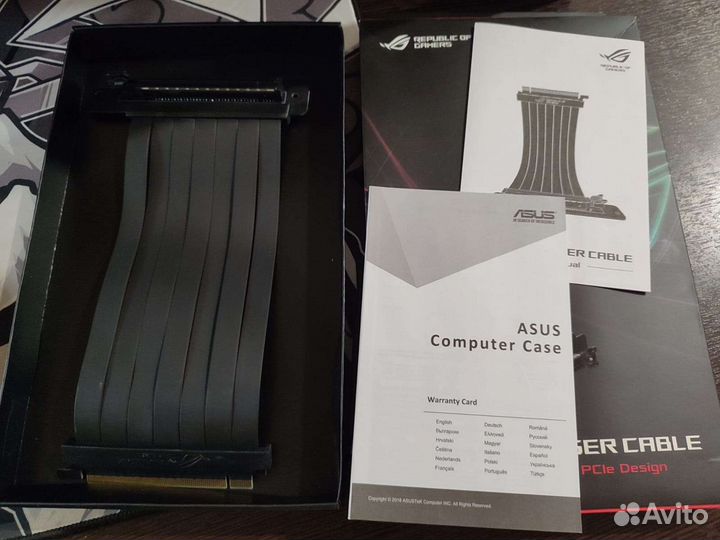 Райзер ROG для видеокарты