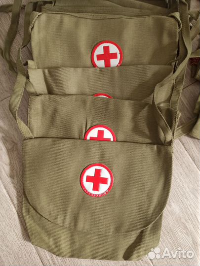 Медицинская военная сумка + пилотка