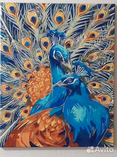 Картины по номерам раскрашенная