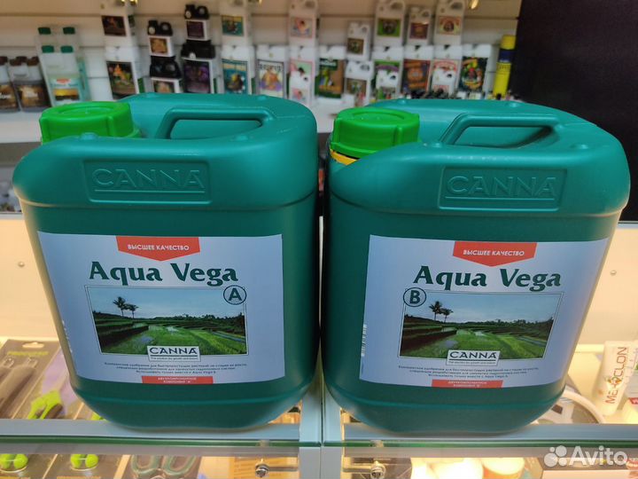 Удобрение для гидропоники Canna Aqua Vega A+B 5л