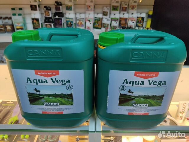 Удобрение для гидропоники Canna Aqua Vega A+B 5л