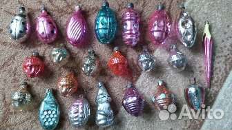 Елочные игрушки СССР