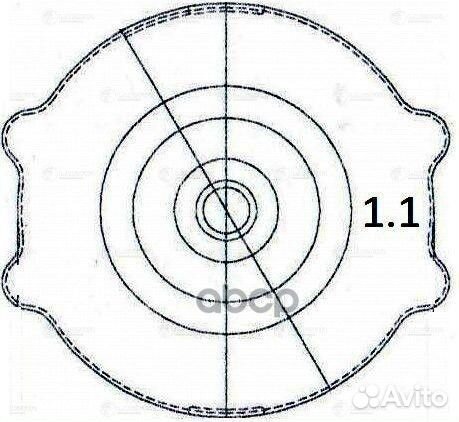 Крышка (пробка) радиатора dodge/chrysler/jeep 1