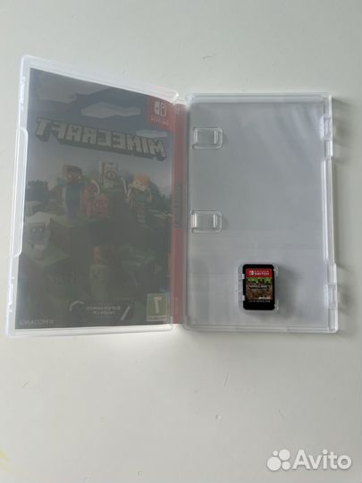 Minecraft nintendo switch картридж
