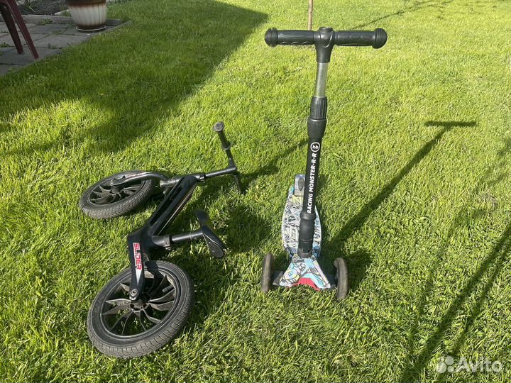 Беговел slider и самокат hb