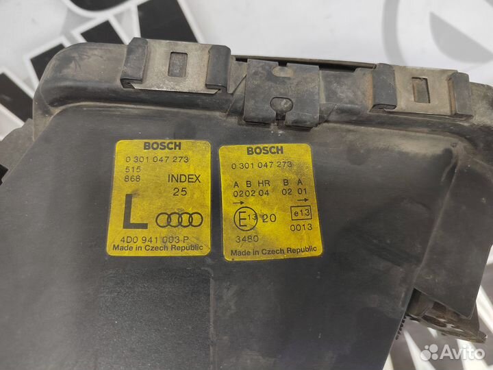 Фара Audi A8 D2 до рест ксенон