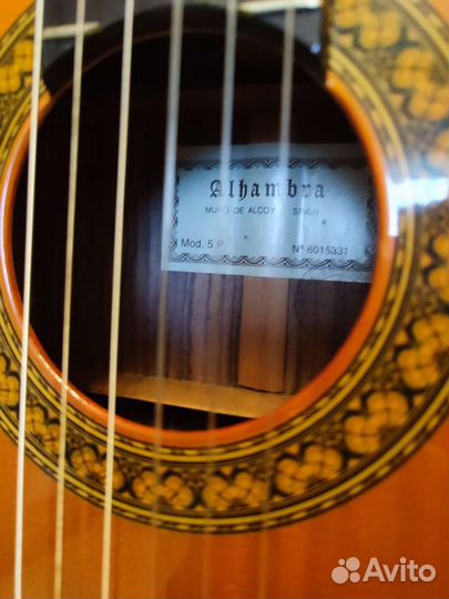 Испанская гитара Alhambra 5p