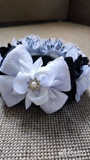 Школьный бант Резинка на пучок