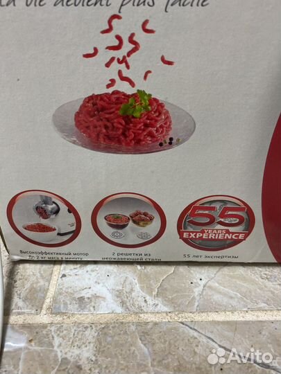 Мясорубка электрическая новая moulinex hv4