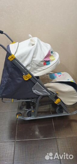 Детские санки коляска бу