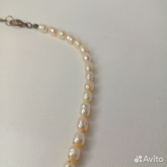 Бусы колье речной жемчуг времен СССР