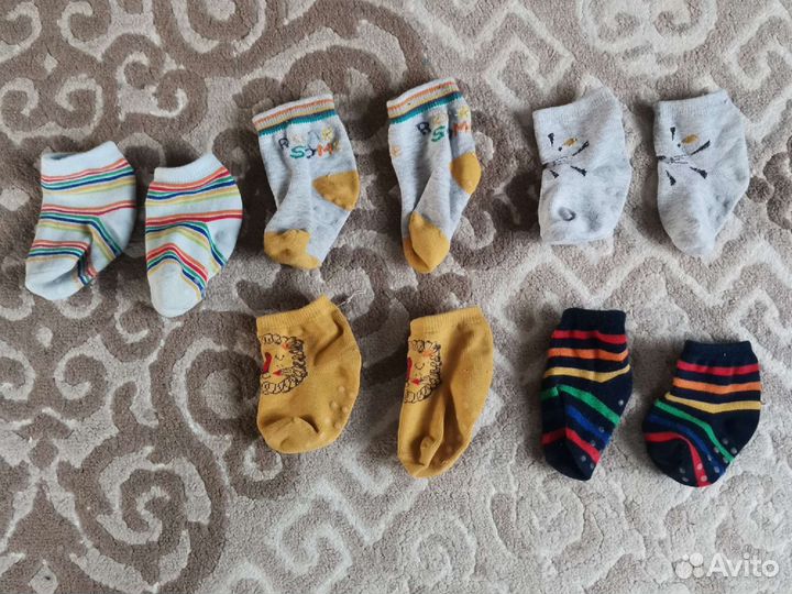 Носки детские от 3 до 6 месяцев