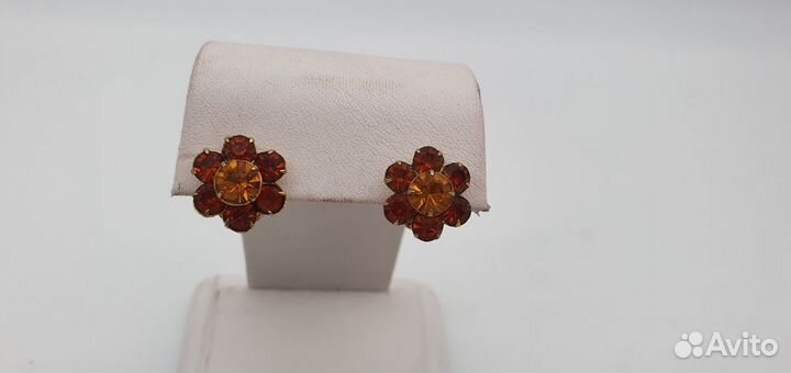 Клипсы винтажные 1960-1980-е гг. №12 555 Разм