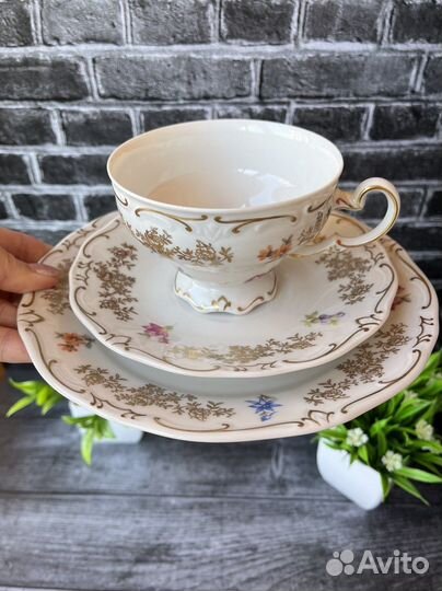 Чайное трио германия Weimar Ваймар