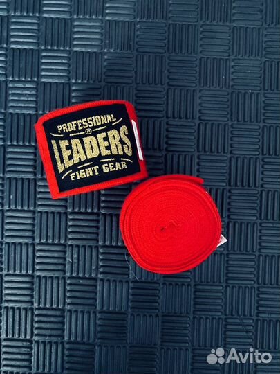 Бинты боксерские leaders semi elastic 50/50 4,5 м