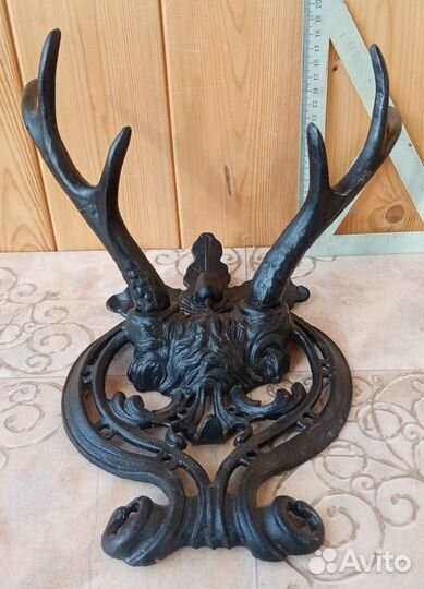 Каслинское литье Вешалка Рога косули
