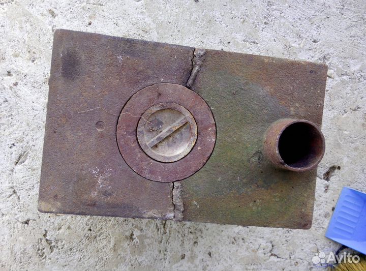 Печь буржуйка, чугунная