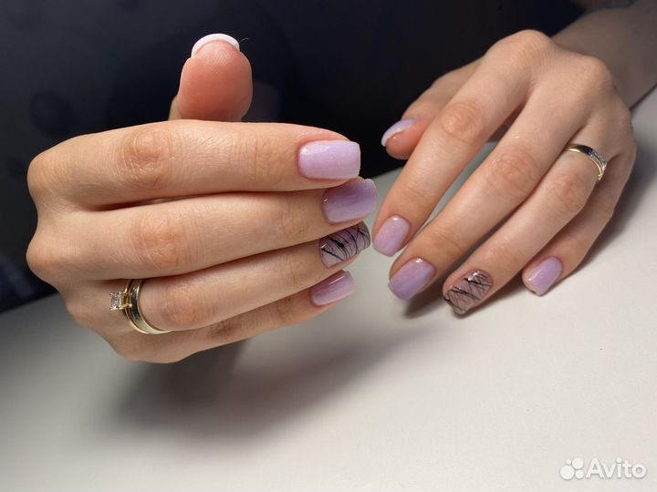 Маникюр солнечный город