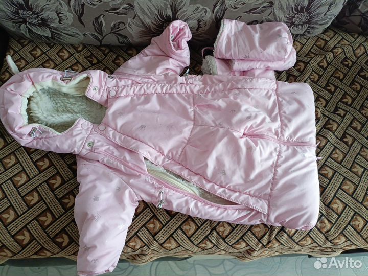 Зимний комбинезон для девочки