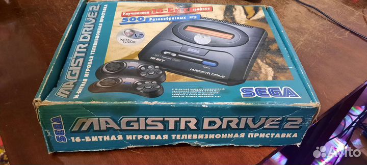 Игровая приставка Sega super drive 9+