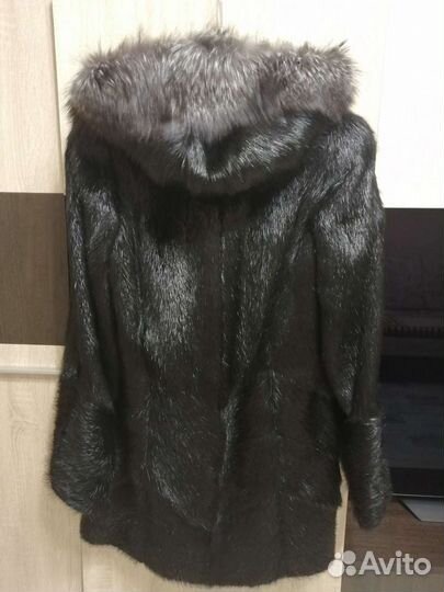 Шуба из меха нутрии 42-44 Каляев