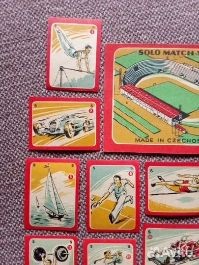 Спичечные этикетки : Чехословакия 1954 г. Спорт