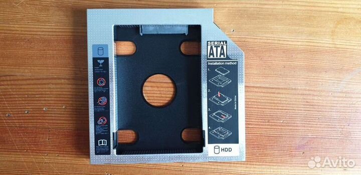 Адаптер для нdd/ssd 12,7 mm. Caddy. Optibay