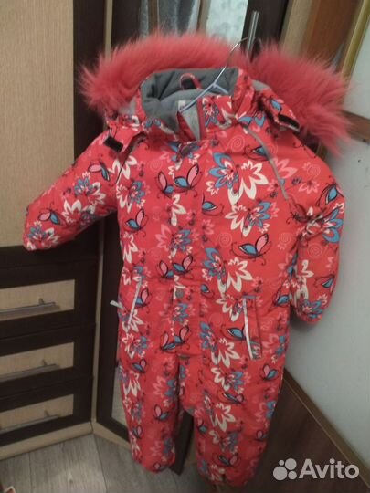 Пуховик для девочки размер 104