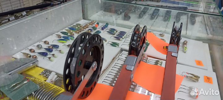 Жерлица оснащенная на стойке